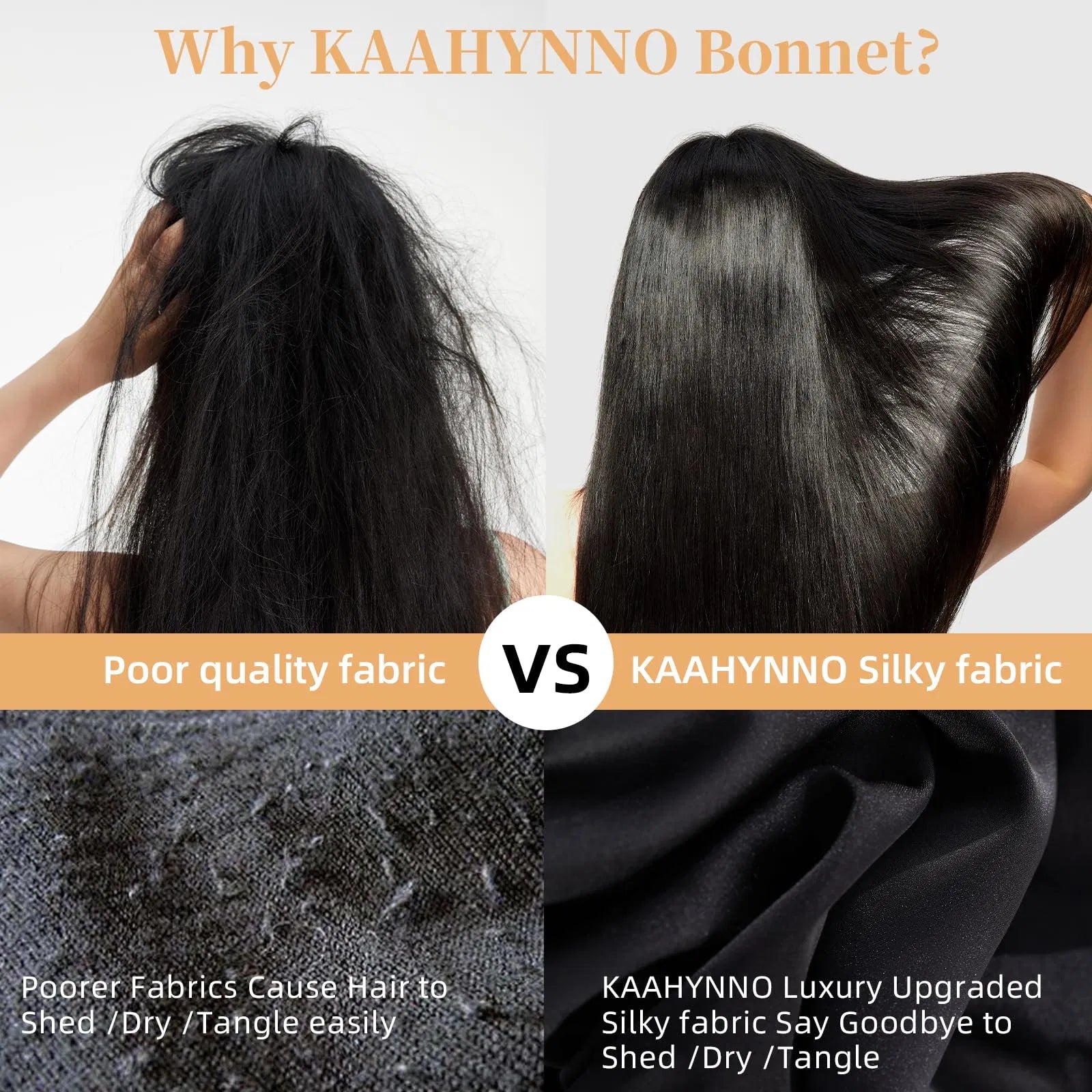 [vendor] Silk Bonnet For Sleeping Women, Satin Hair Bonnet For