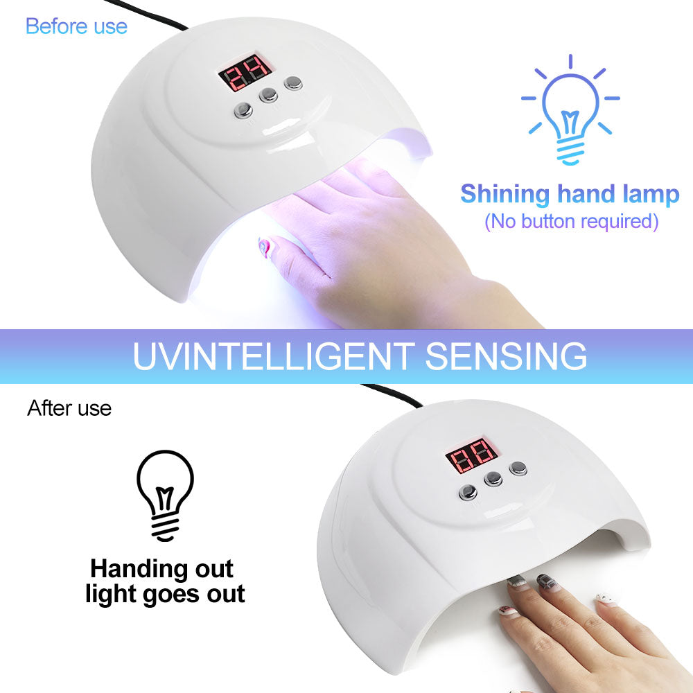 [vendor] UV LED Nail Lamp Professional Nail Dryer For Gel Polish