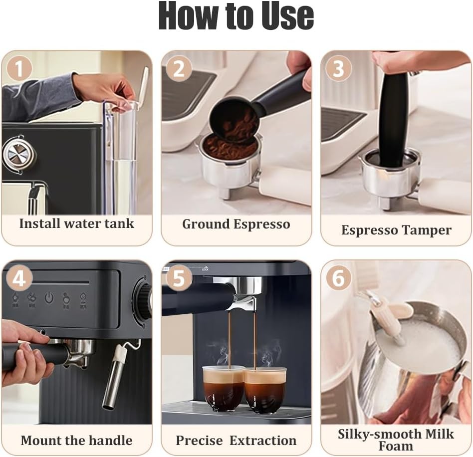 [vendor] Electrical Coffee Maker Smart Coffee Machine Milk