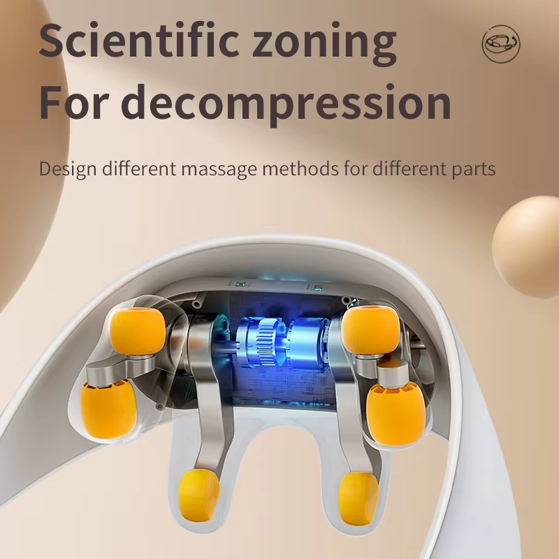 [vendor] Electric Shiatsu Neck And Shoulder Massager Pillow Gift