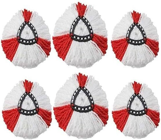 [vendor] 6 PACK For Vileda Turbo Refill Microfibre Mop Set, Spin