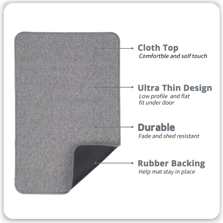 [vendor] Bath Mat,Ultra Thin Bathroom Rugs,Rubber Bath Mats For