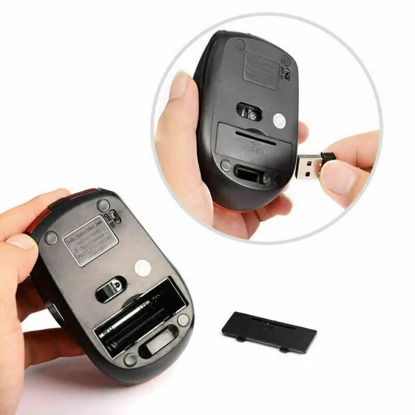 [vendor] 2.4GHz Wireless Optical Mouse Mice & USB Receiver For PC