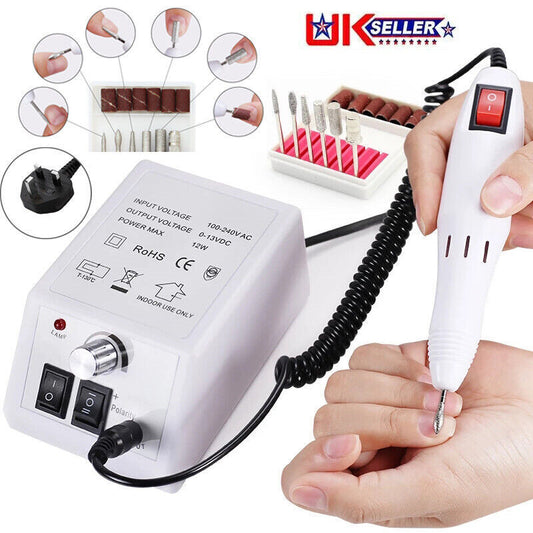 [vendor] Electric Nail Art File Drill Machine Professional