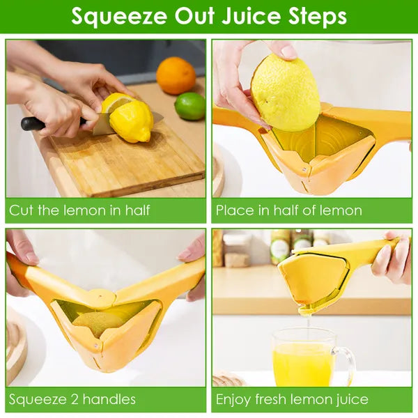 [vendor] Manual Lemon Squeezer Fold Flat Design Effortless Hand
