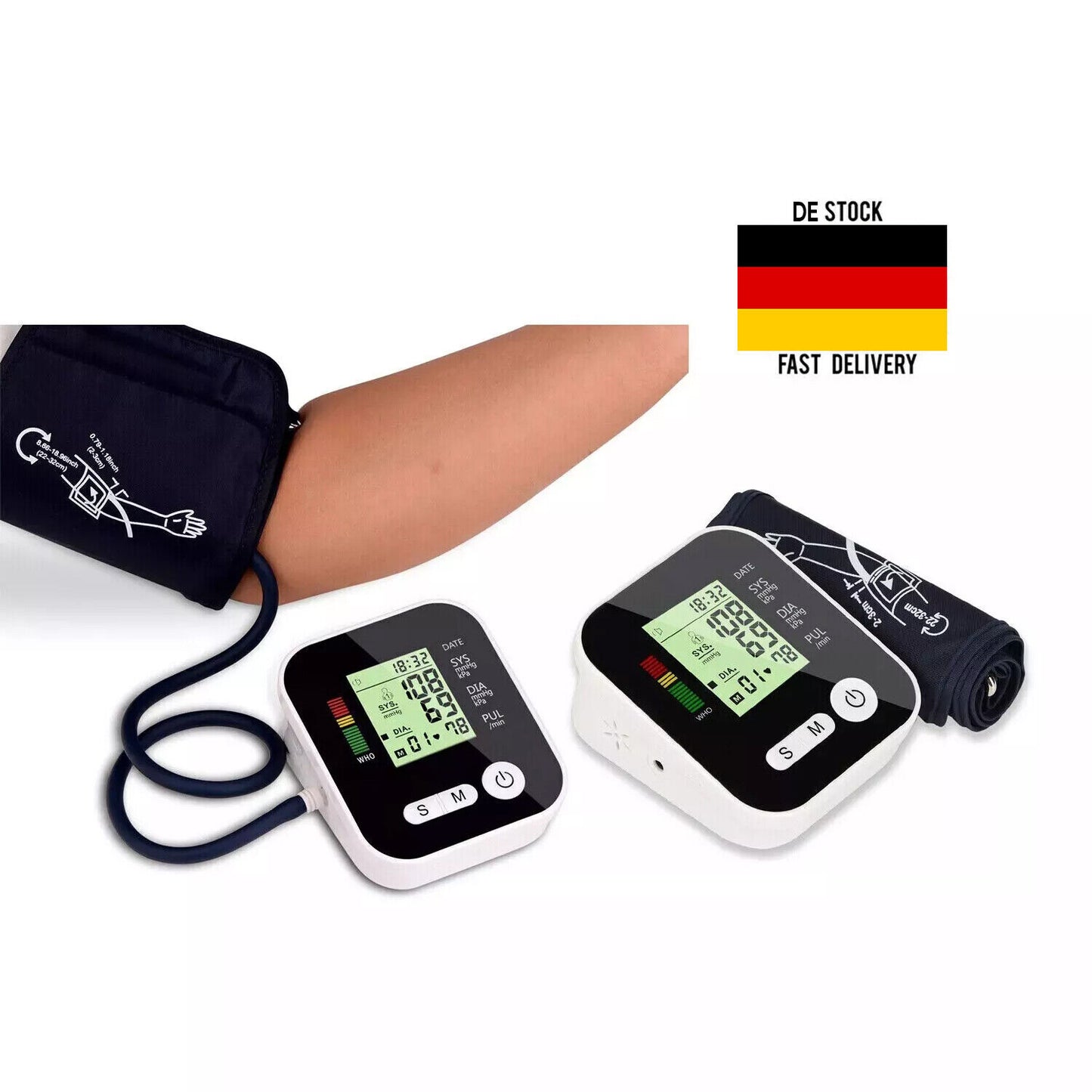 [vendor] Digital Blood Pressure Monitor Upper Arm LCD Blood