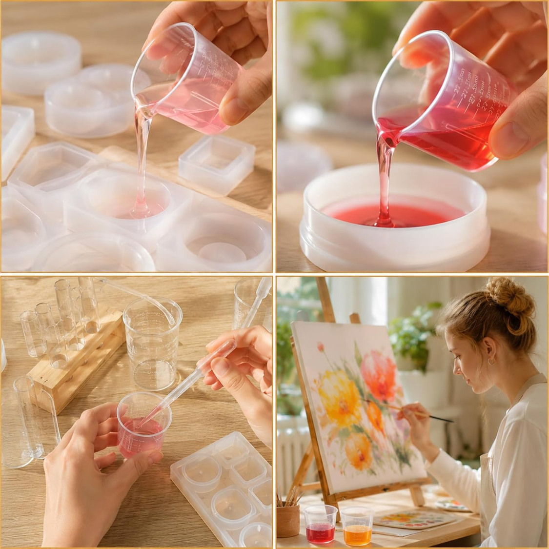 [vendor] Mini Liquid Measuring Cups, Graduated Beakers For