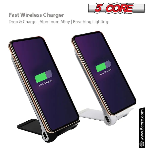 [vendor] 5 Core Wireless Charger 10W Max Fast Wireless Charging
