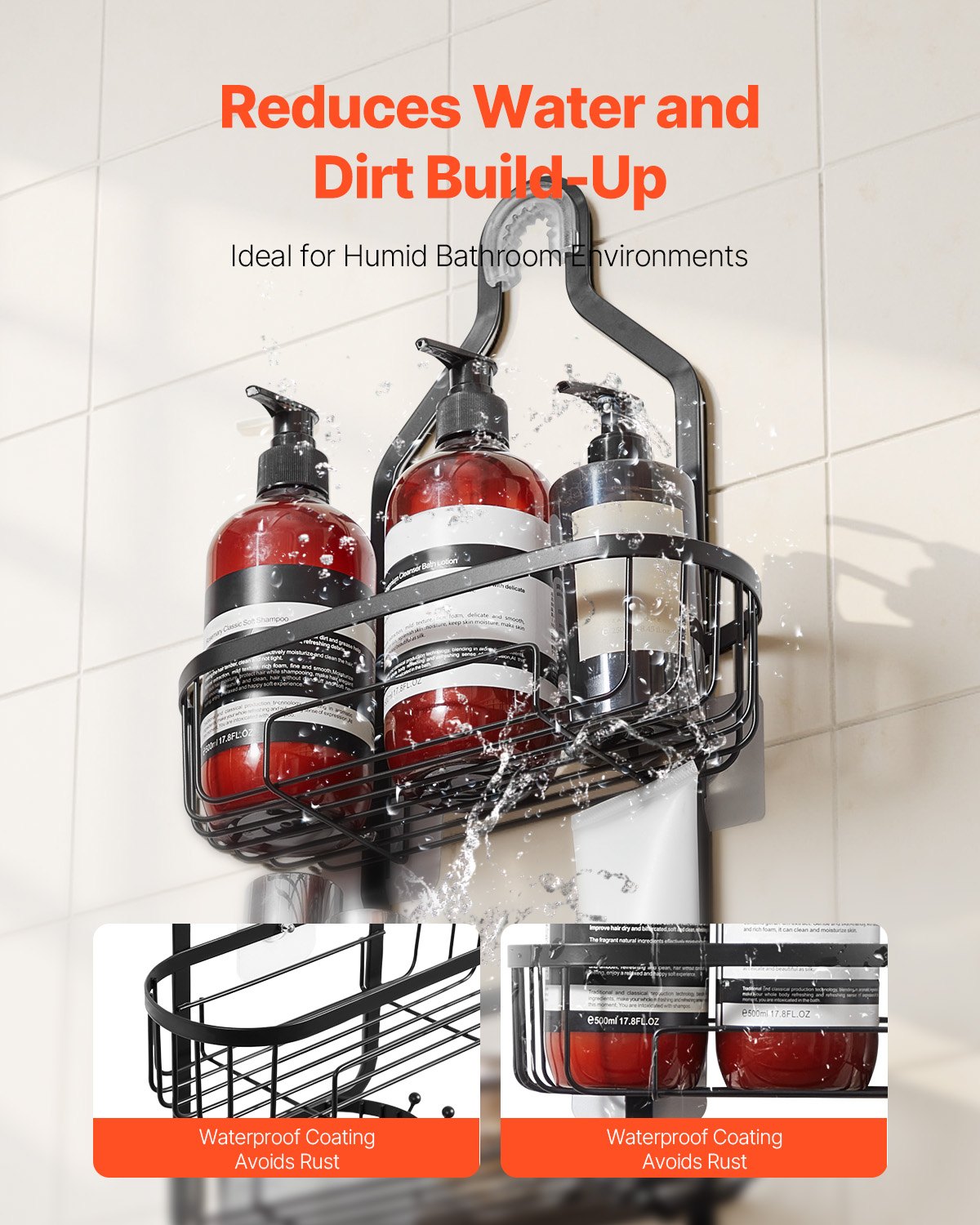[vendor] Shower Caddy, 3-Tier Hanging Bathroom Shower Storage