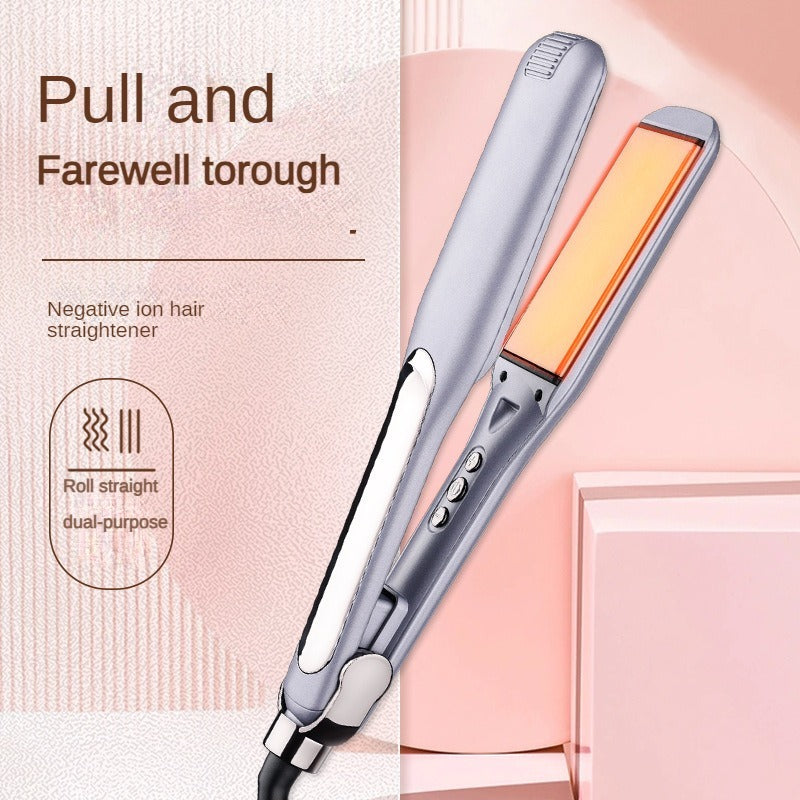 [vendor] Ceramic Hair Straightener With Smart LCD Display,30s