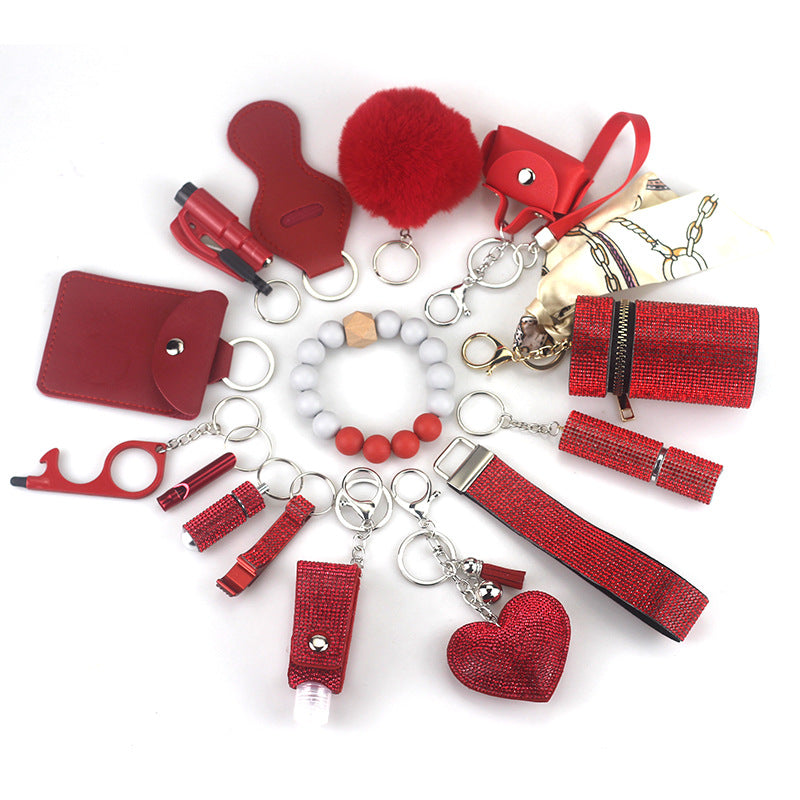 [vendor] Diving Fabric Self-defense Alarm Keychain