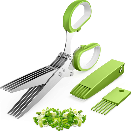 [vendor] 2026 Upgraded Stainless Steel Herb Scissors Multi-Blade
