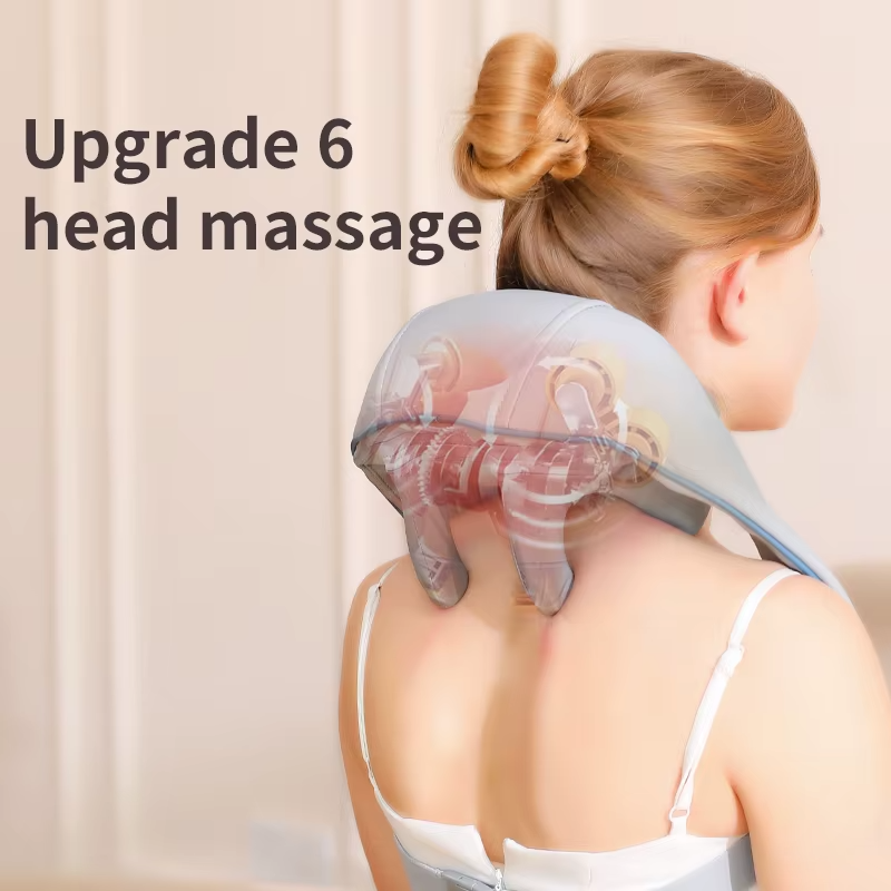 [vendor] Electric Shiatsu Neck And Shoulder Massager Pillow Gift
