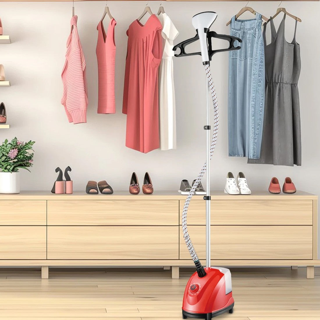 [vendor] 1800W Upright Vertical Garment Clothes Steamer 1.5L 11