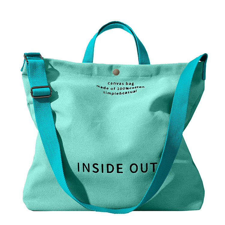 [vendor] Large Capacity Shopping Bags Woman Black Canvas Tote Bag