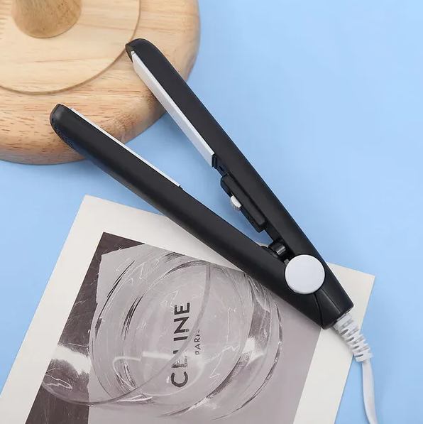 [vendor] Mini Portable Hair Iron Hair Straightener Curler