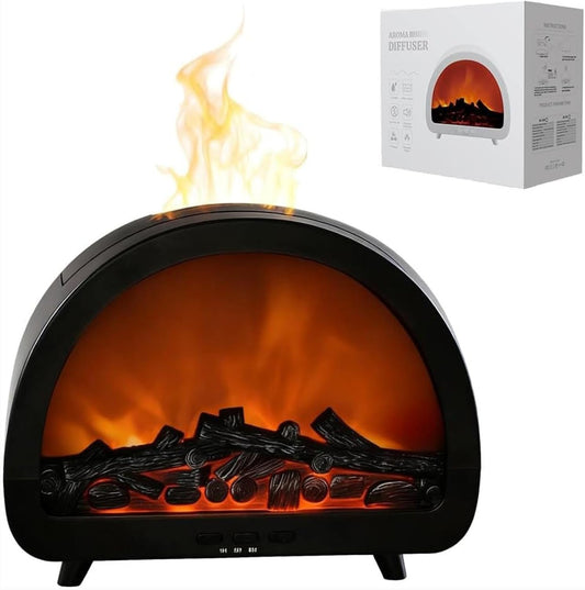 [vendor] Portable Humidifier, Large Mist Volume, Fireplace Flame