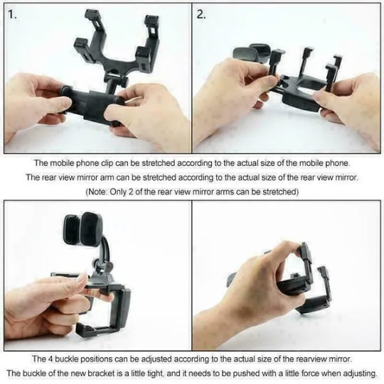 [vendor] Universal 360 Rotation Car Rear View Mirror Mount Stand