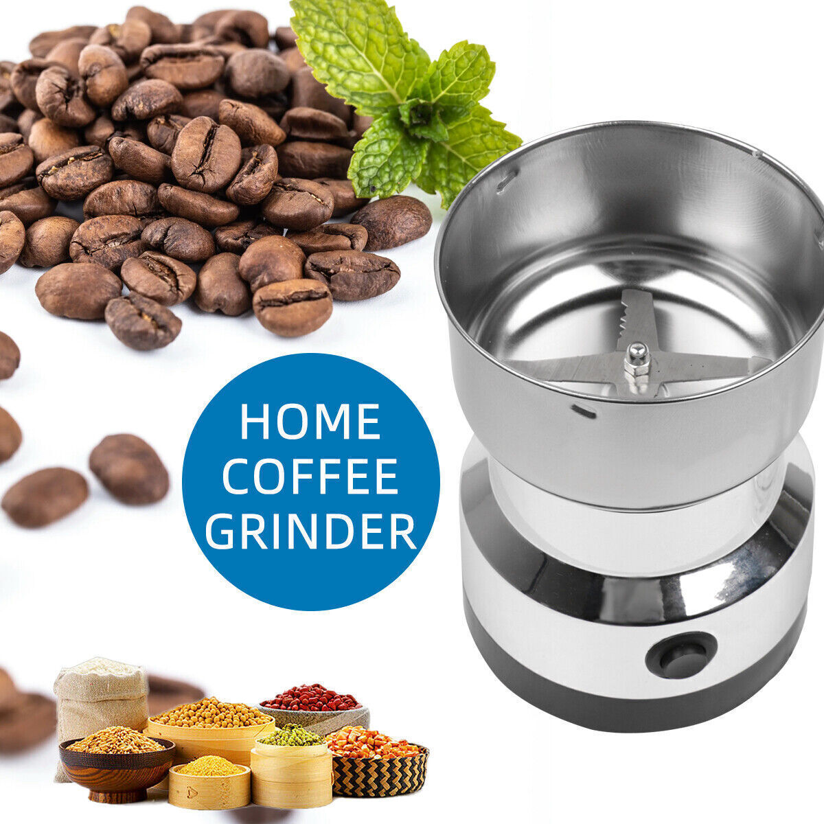 [vendor] Electric Coffee Grinder Grinding Milling Nut Bean Spice