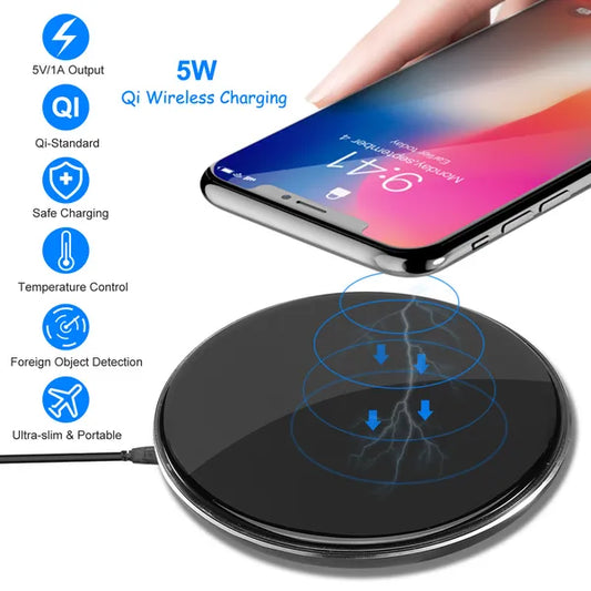 [vendor] Wireless Charger Qi-Certified Ultra-Slim 5W Charging Pad