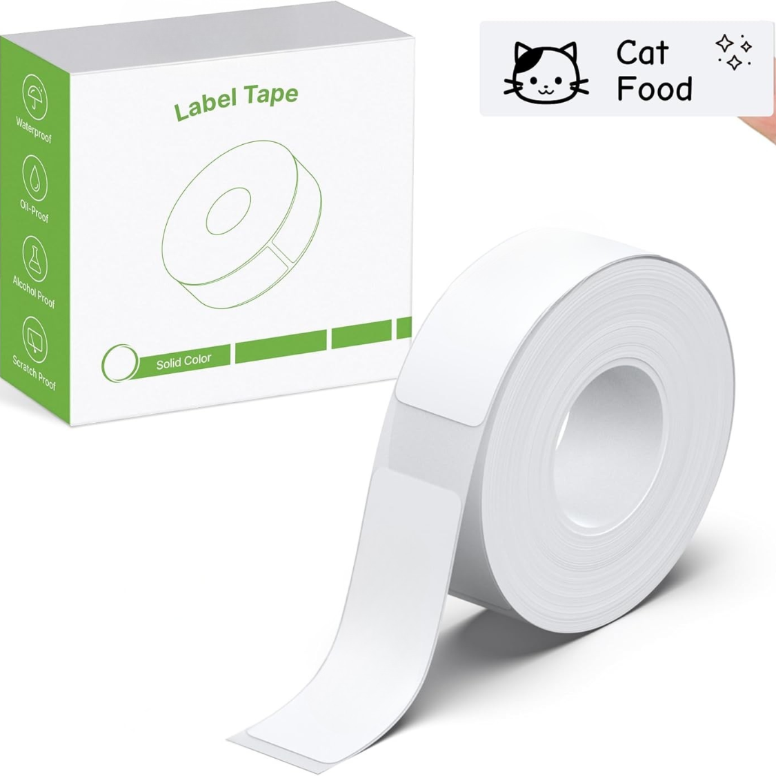 [vendor] Genuine Label Maker Tape Standard Laminated Thermal