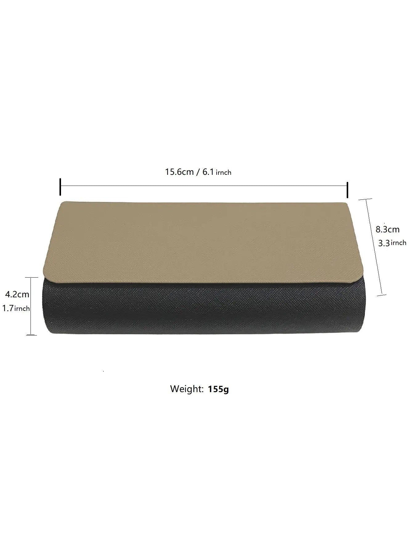 [vendor] Dual Glasses Case 2-in-1 Double Eyeglasses Case For