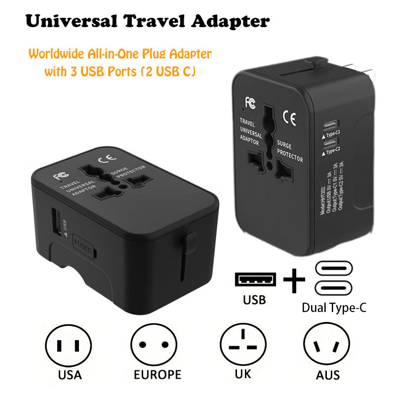 [vendor] Travel Adapter Worldwide All In One International Power