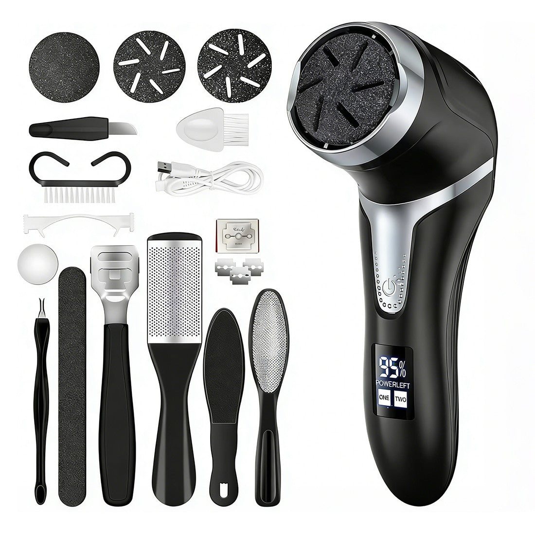 [vendor] Electric Foot File Waterproof Hard Skin Remover Feet
