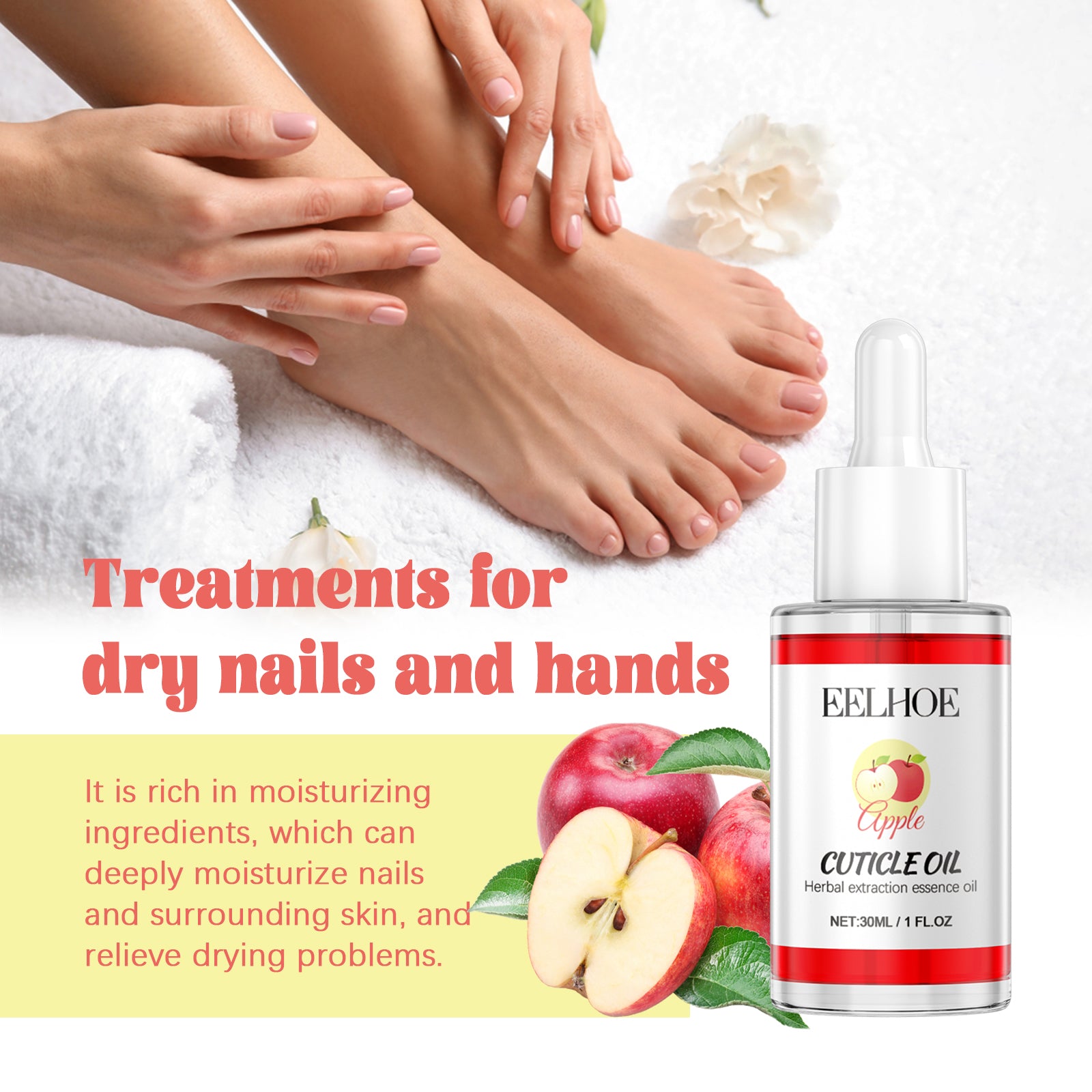 [vendor] EELHOE Cuticle Oil, Repair Dry Rotted Nails Thickening