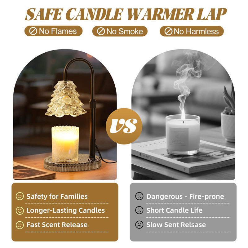 [vendor] Candle Warmer Lamp With Timer & Dimmer , Adjustable Wax