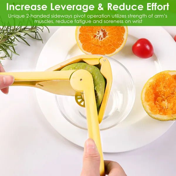 [vendor] Manual Lemon Squeezer Fold Flat Design Effortless Hand