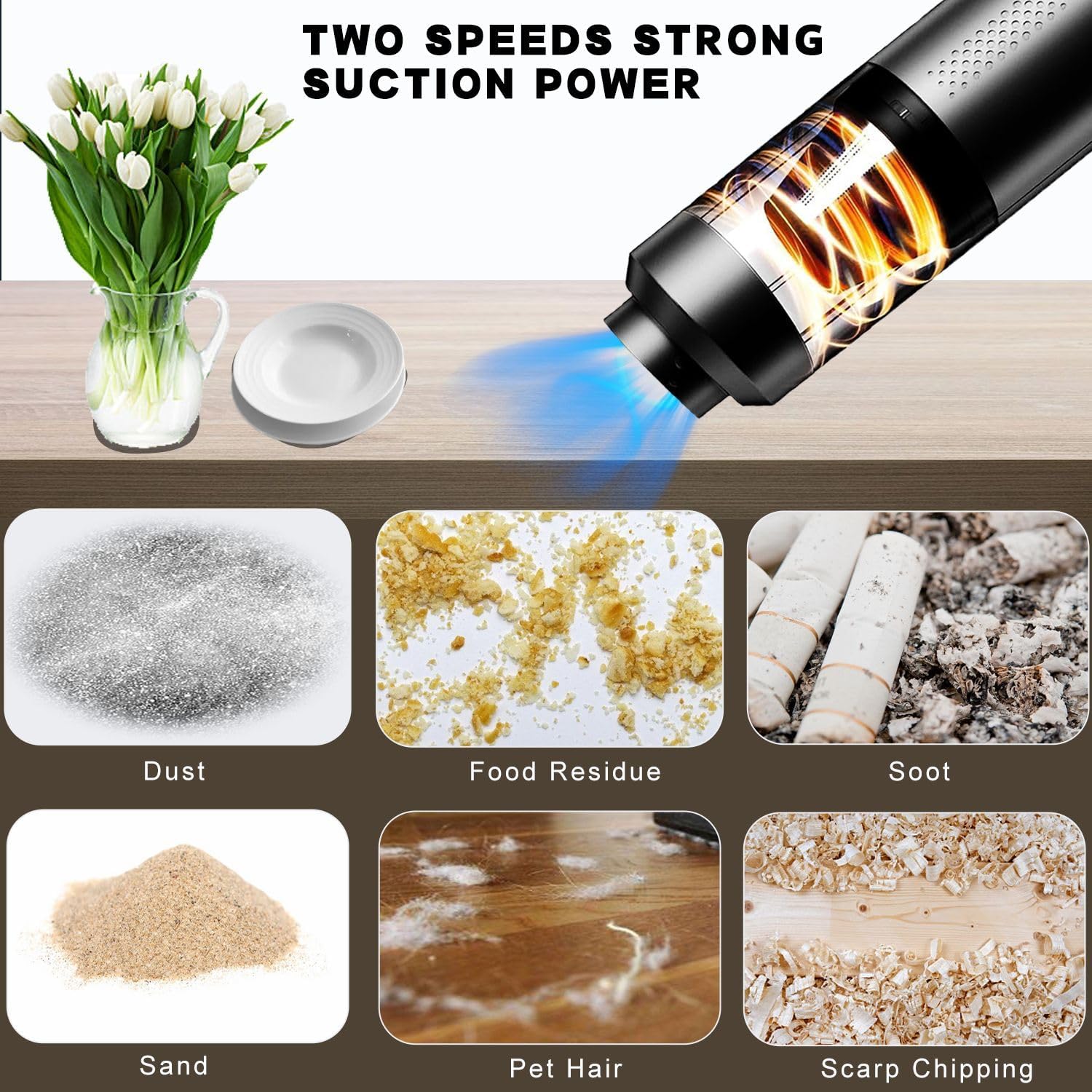 [vendor] Brushless Car Vacuum Cleaner, 15000Pa, Cordless, 2