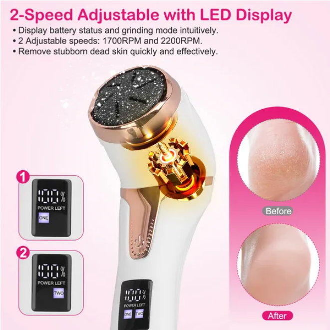 [vendor] 17Pcs Electric Foot Callus Remover