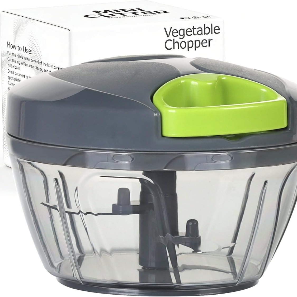 [vendor] Manual Pull String Food Chopper, 500ml Vegetable Cutter