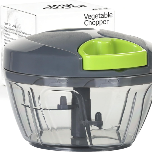 [vendor] Manual Pull String Food Chopper, 500ml Vegetable Cutter