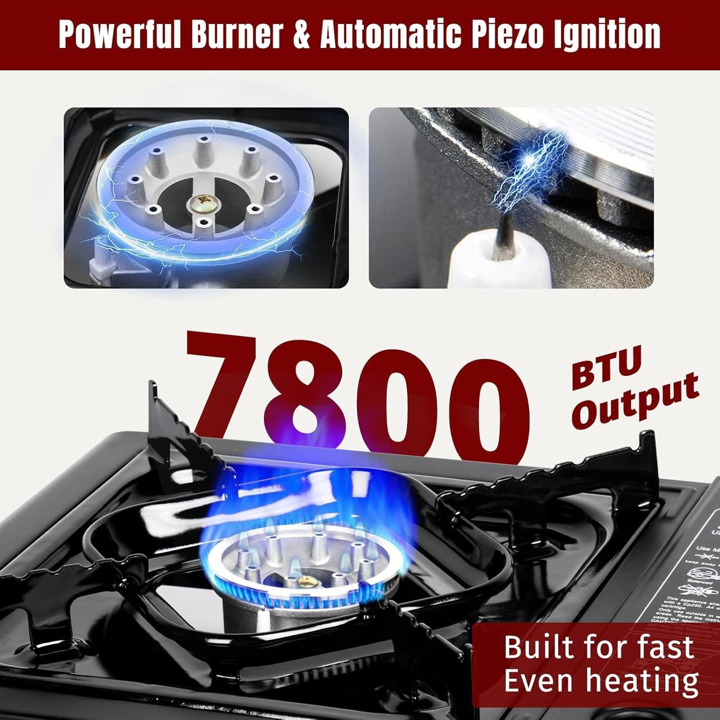 [vendor] Outdoor Camping Butane Gas Stove Portable Single Burner