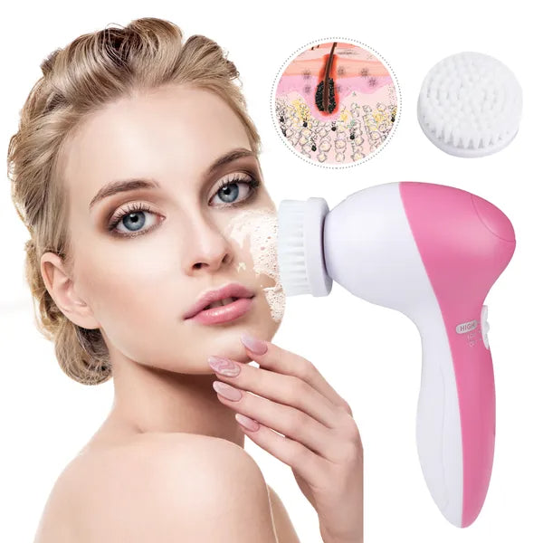 [vendor] Waterproof Facial Cleansing Brush Face Spin Cleaning