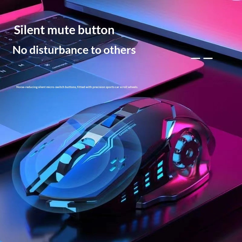 [vendor] Wired Gaming Mouse, Wireless Bluetooth Charging For Laptops