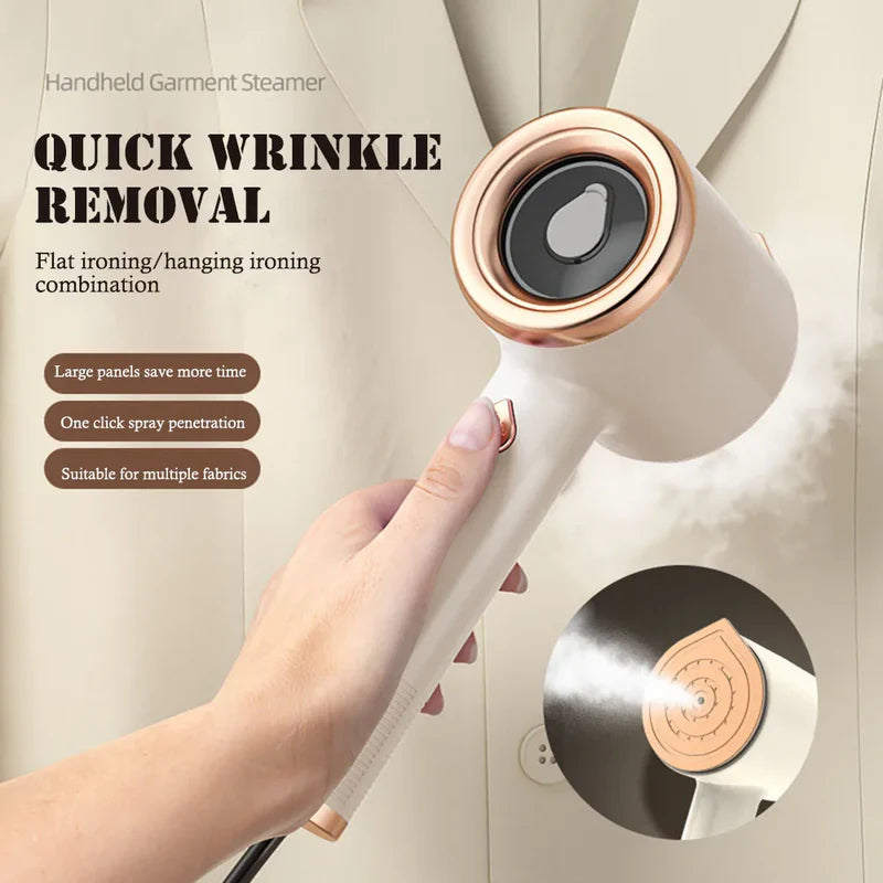 [vendor] Mini Portable Handheld Garment Steamer Fabric Steam Iron