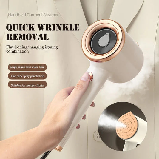 [vendor] Mini Portable Handheld Garment Steamer Fabric Steam Iron