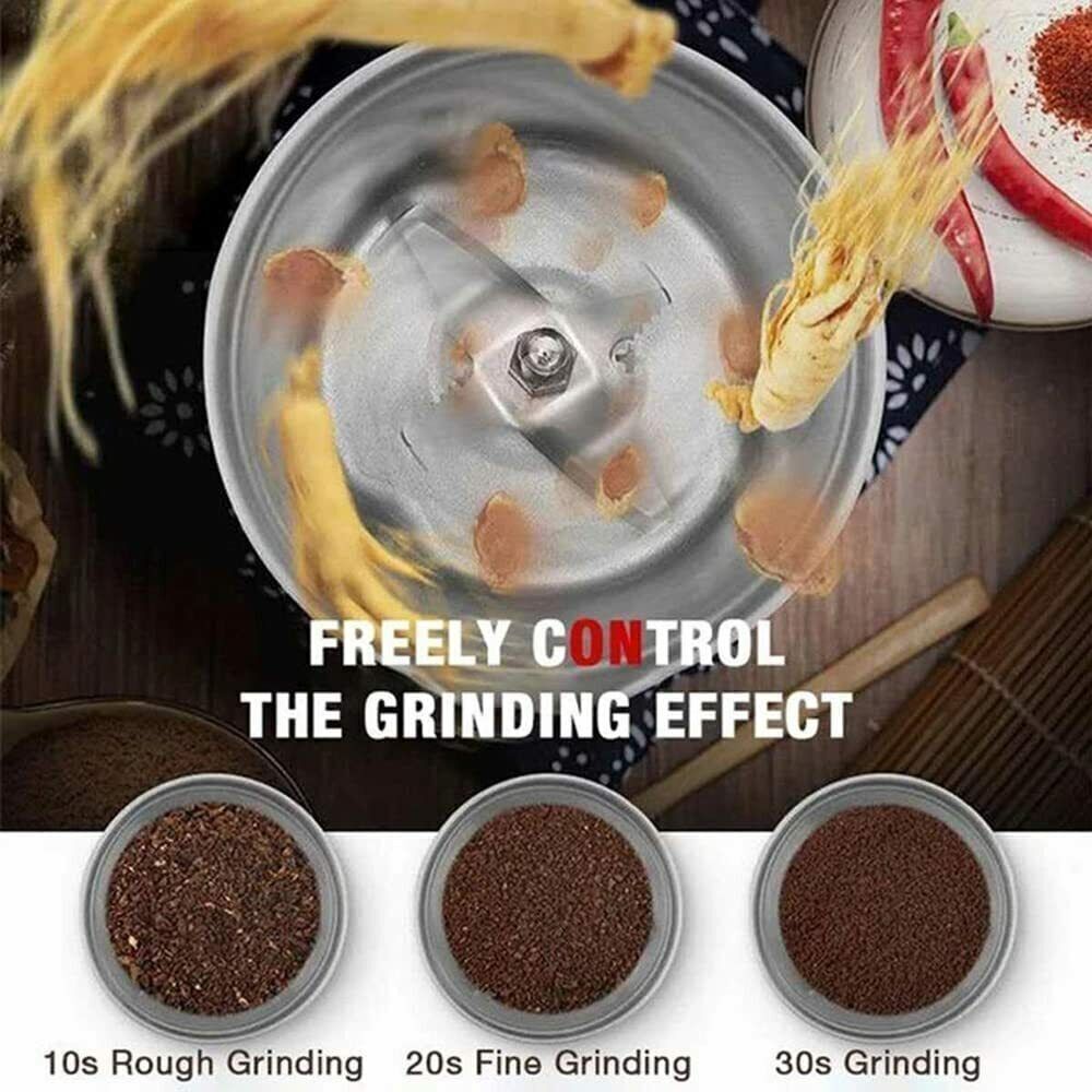 [vendor] 300W Electric Coffee Grinder Grinding Milling Bean Nut