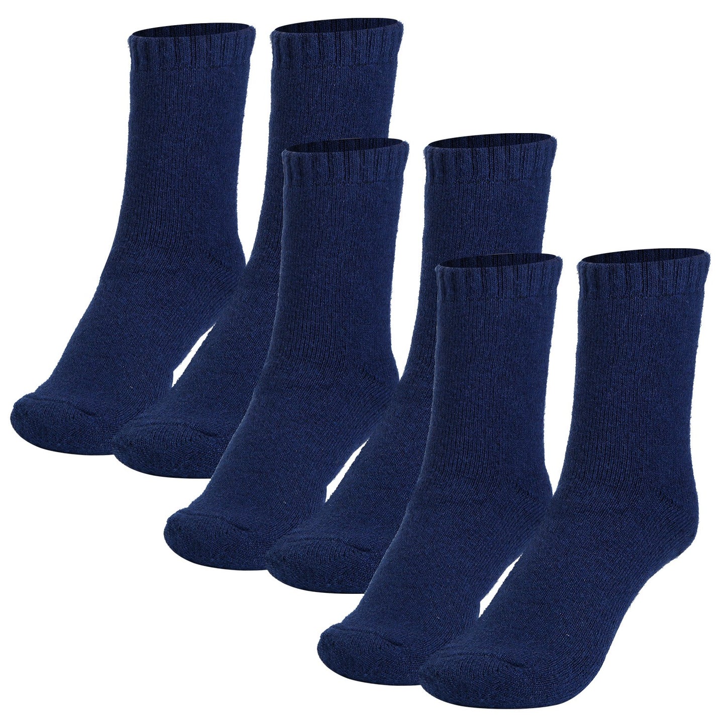 [vendor] 3 Color Options -- 3 Pairs Men Warm Wool Socks Soft Cozy