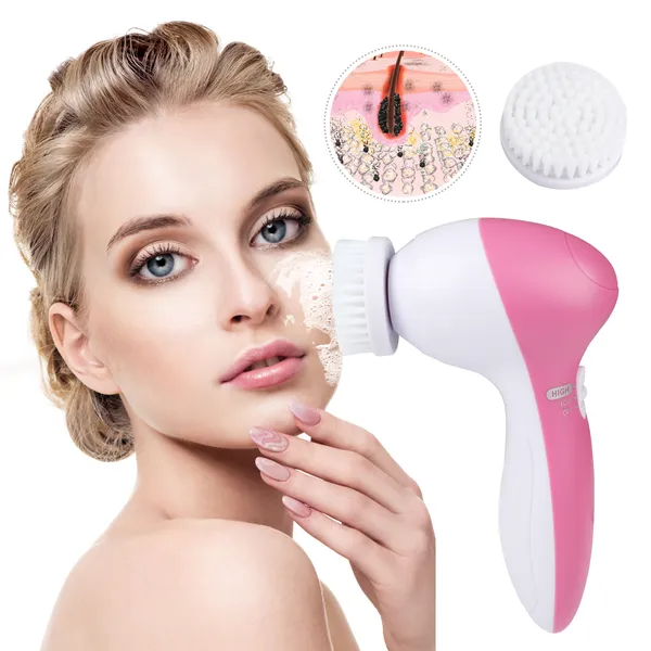 [vendor] Waterproof Facial Cleansing Brush Face Spin Cleaning