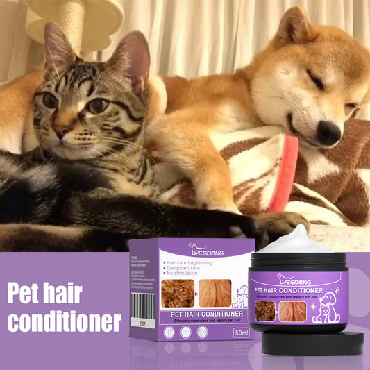 [vendor] Pet Hair Conditioner For Dogs Cats, Moisturizing Detangling Pet