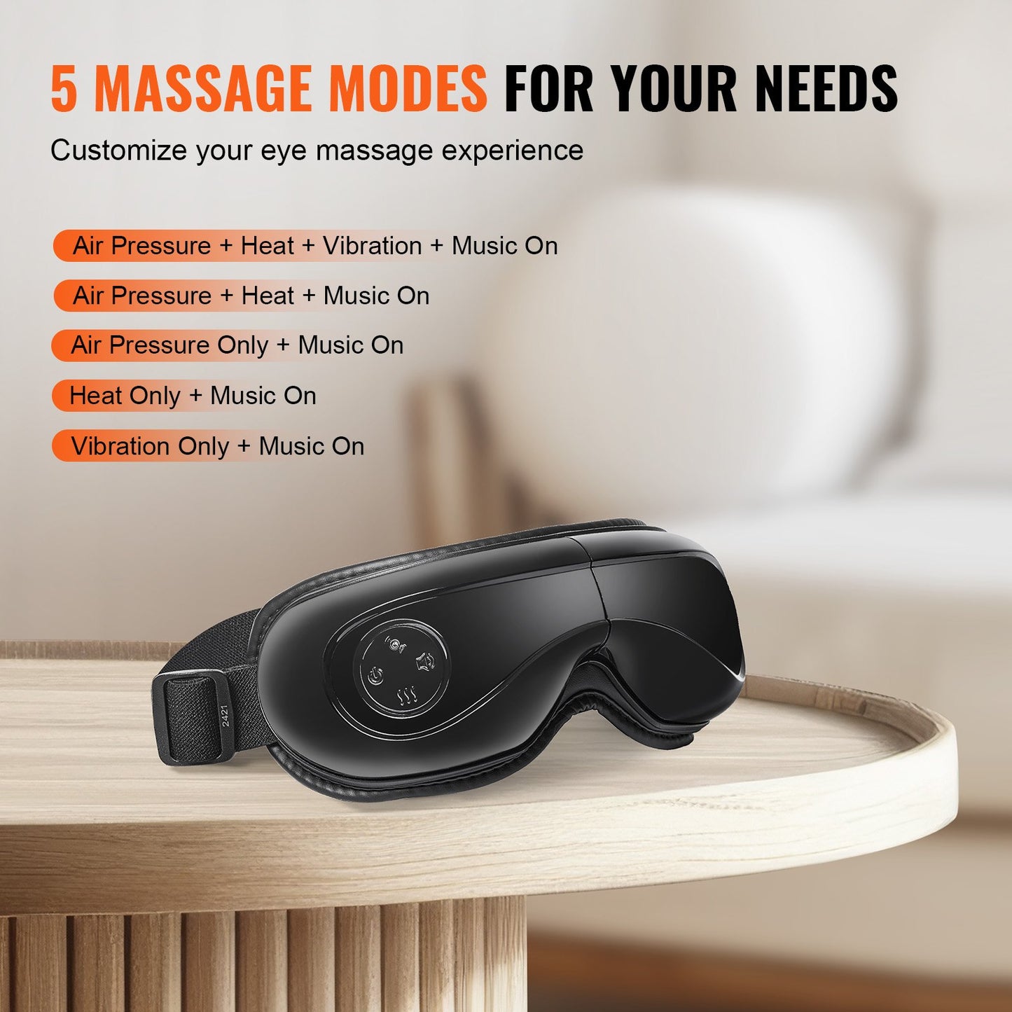 [vendor] VEVOR Eye Massager With Heat & Remote Eye Care Device 5