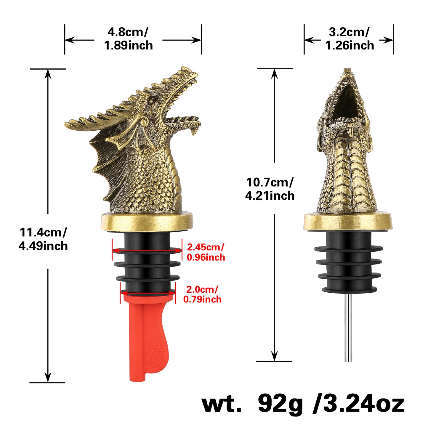 [vendor] Dual Function Faucet Dispenser, Wine Stopper, Bottle