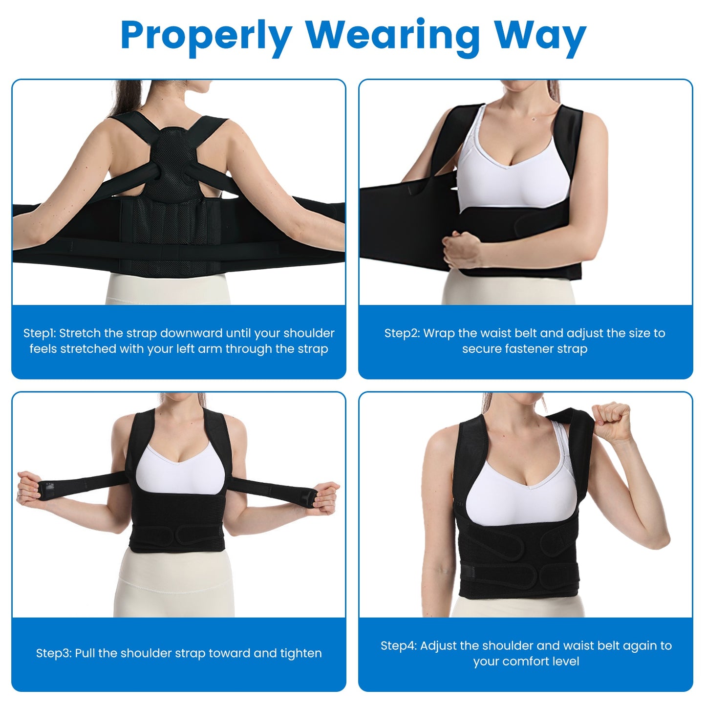 [vendor] 3 Size Options Posture Corrector For Women Men