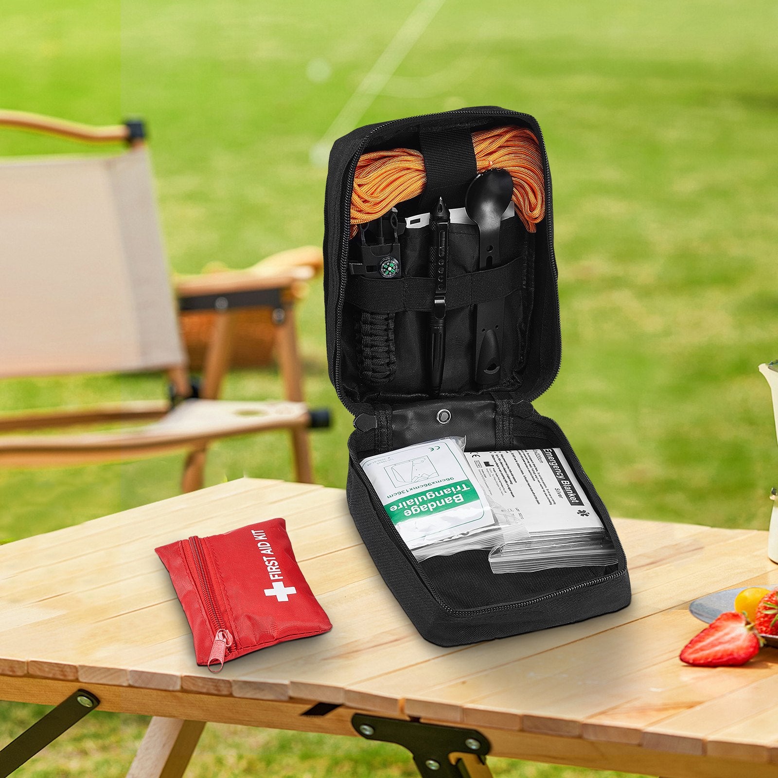 [vendor] Survival First Aid Kit 250 Pieces Emergency Medical