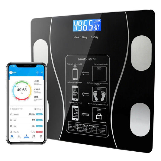 [vendor] Body Fat Scale 180kg Bluetooth Smart BMI Digital