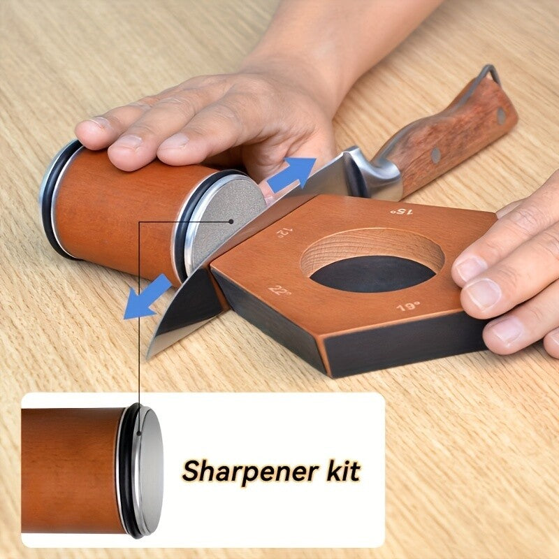 [vendor] Pro Diamond Rolling Knife Sharpener 5 Adjustable Angles